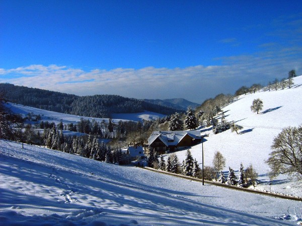 Auch bei Schnee ein herrliches Panorama